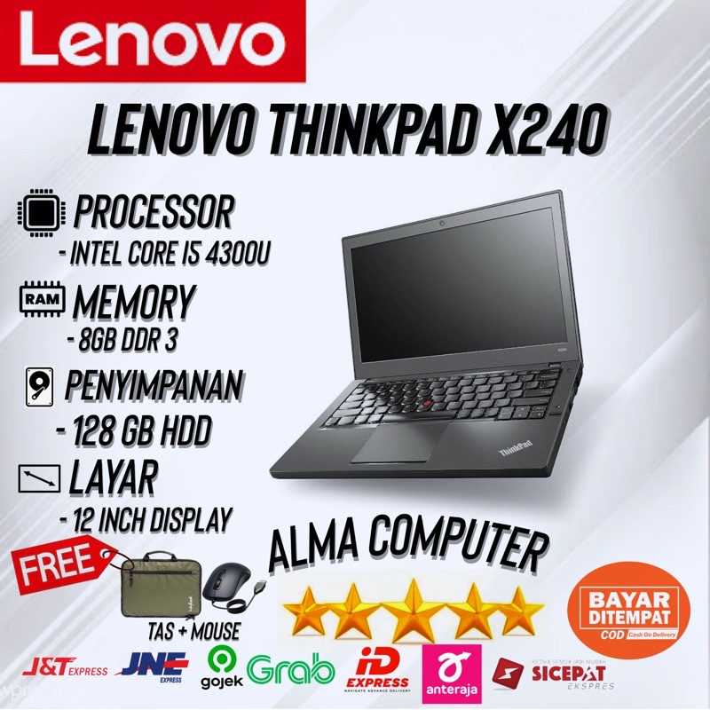 LENOVO THINKPAD X240 ORIGINAL BERGARANSI