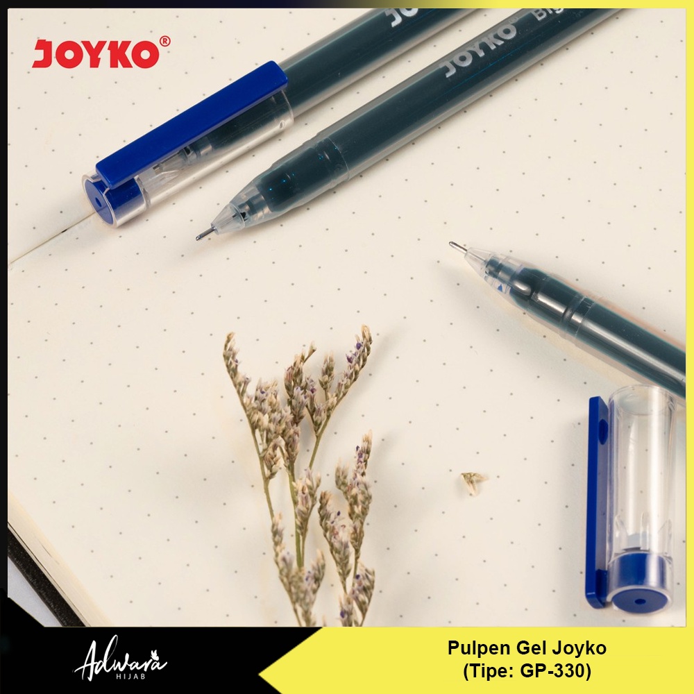 Pulpen Joyko Big Fill Gel GP-330 / Pena Gel Joyko 0.5 mm (Hitam)