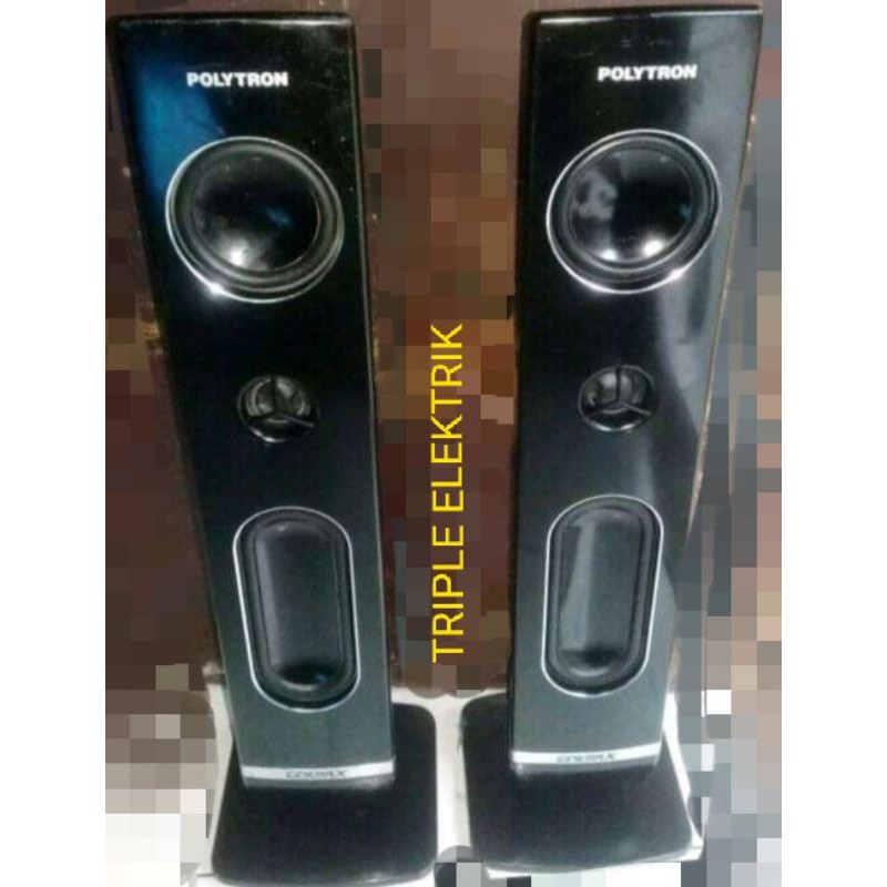 speaker tower pasip TV Polytron  tipe PLD 32inc sampe 50inc