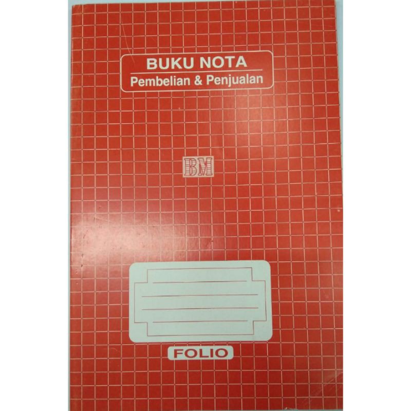 

Buku Nota Pembelian & Penjualan Folio