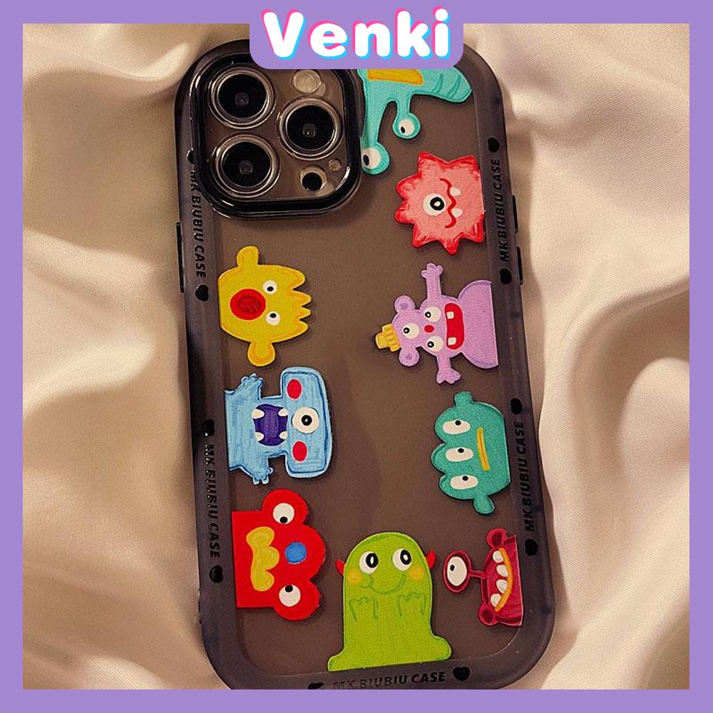 iPhone Case Silicone Soft Case Clear Case Airbag Shockproof Protection Camera Smooth Cartoon Monster Cute Compatible For iPhone 11 Pro Max 13 Pro Max 12 Pro Max 7Plus xr XS Max