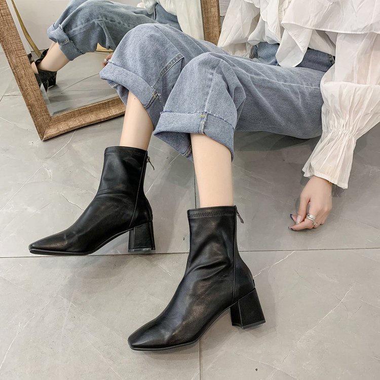 [SEPATU.IMPORT88] Sepatu Boots Wanita Flat Korea Import Premium Quality SP 535