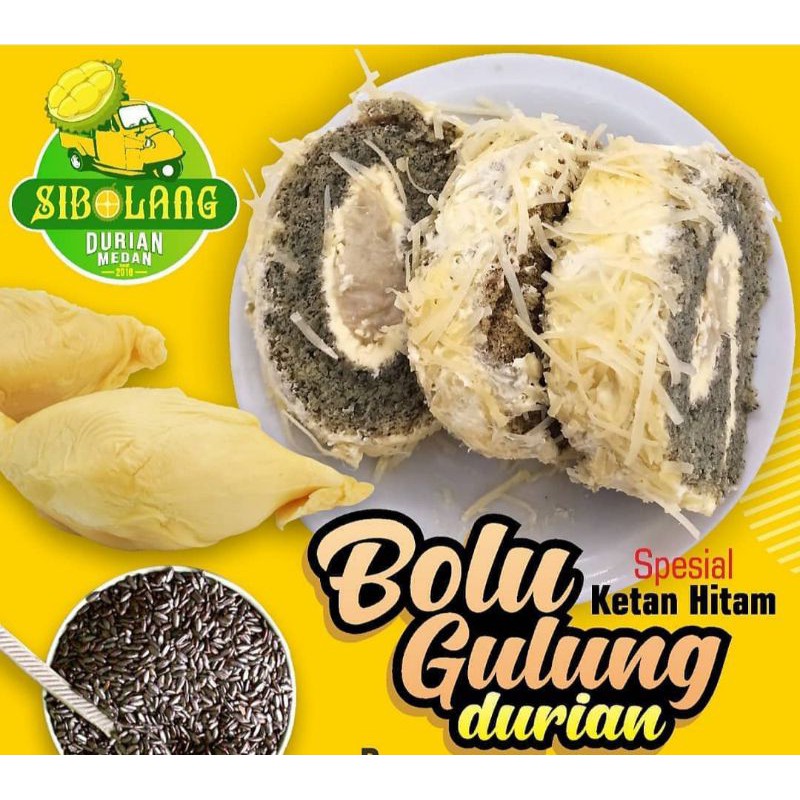 

Bolu Gulung durian Ketan Hitam