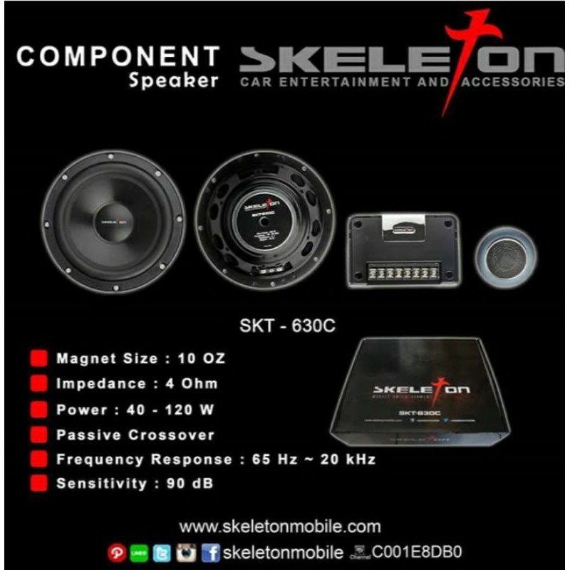 Skeleton Speaker Split SKT - 630C