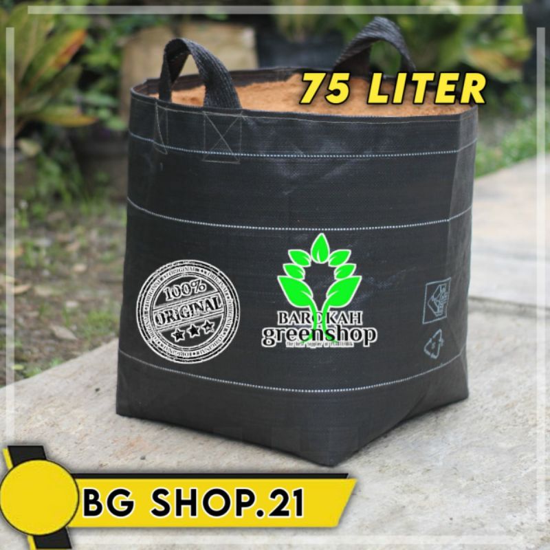 PLANTER BAG TEBAL 75 LITER HITAM MURAH/PLANTERBAG 45×45 MURAH/ POT TANAMAN-MEDIA TANAM-MURAH-AWET BERKUALITAS