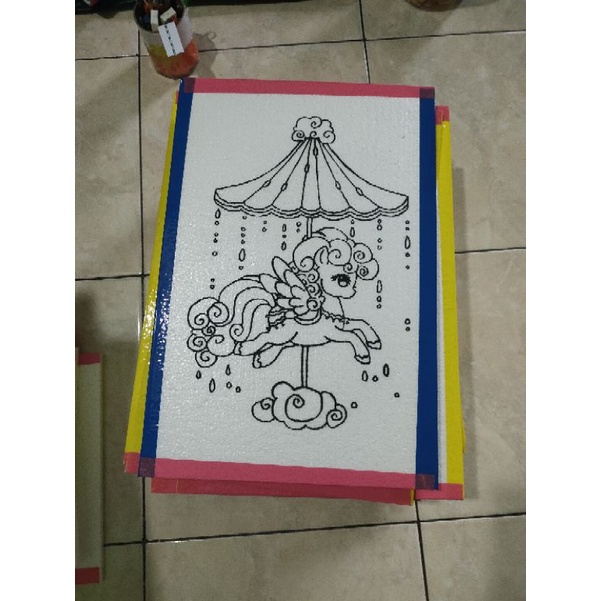 

Sterefoam mewarnai pakai lis 33x40