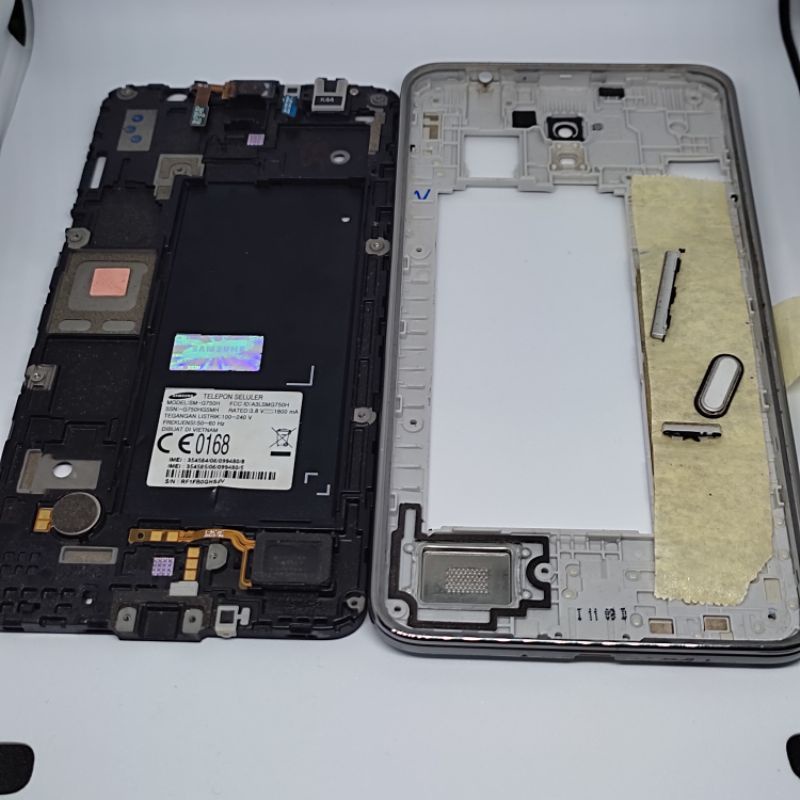 tulang plus frame LCD samsung mega 2 G750H g750 original copotan
