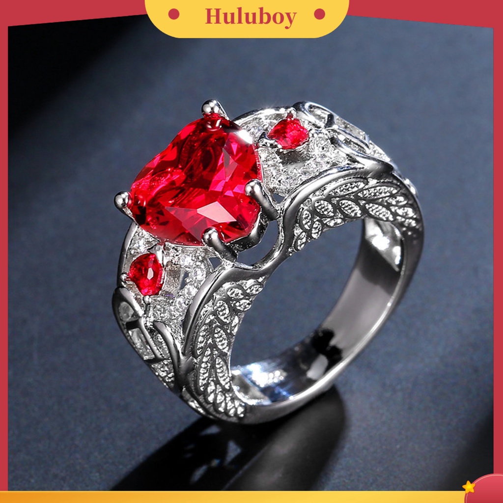 Hu Hu Hu Hu Hu Alat Bantu Pasang Kacamata♡ Cincin Bentuk Hati Bahan Alloy Gaya Eropa Untuk Wanita