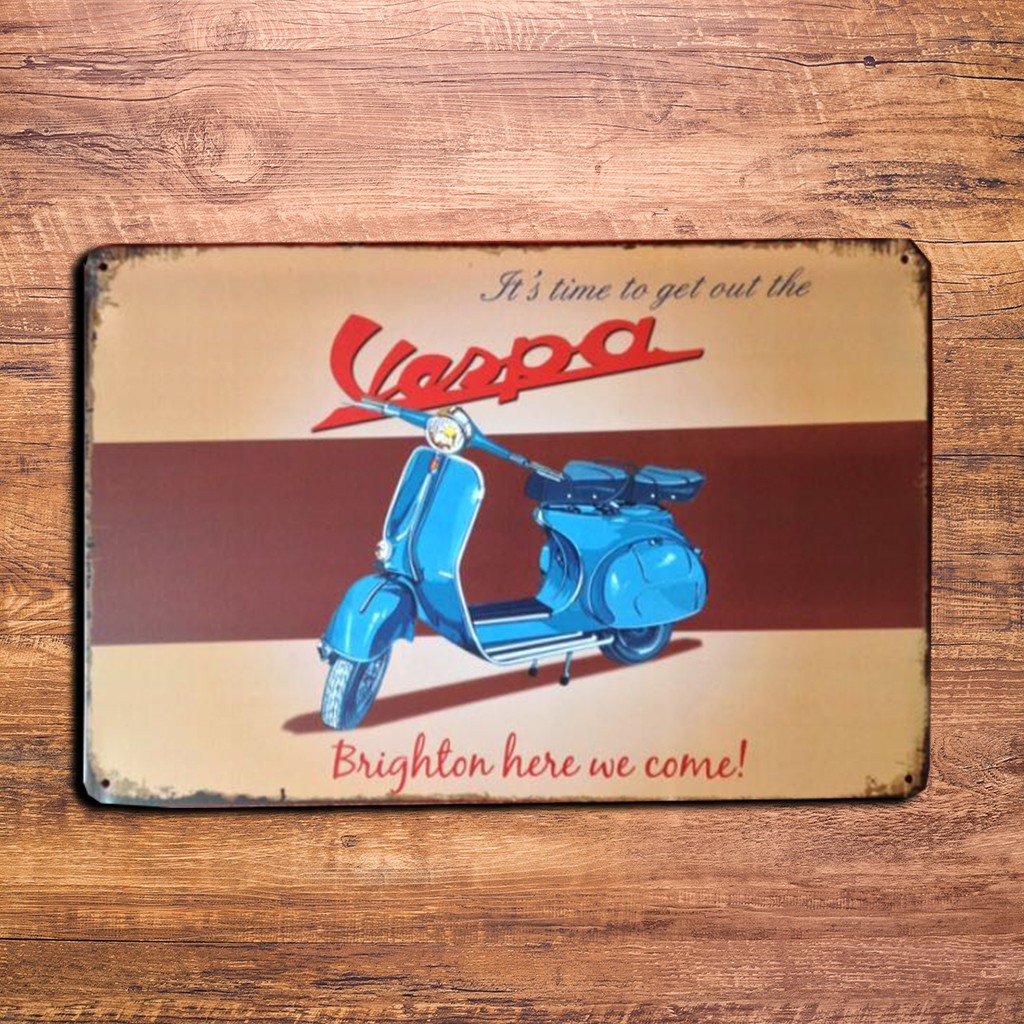  VESPA  Poster Dekorasi  Rumah Hiasan Kamar Dekorasi  