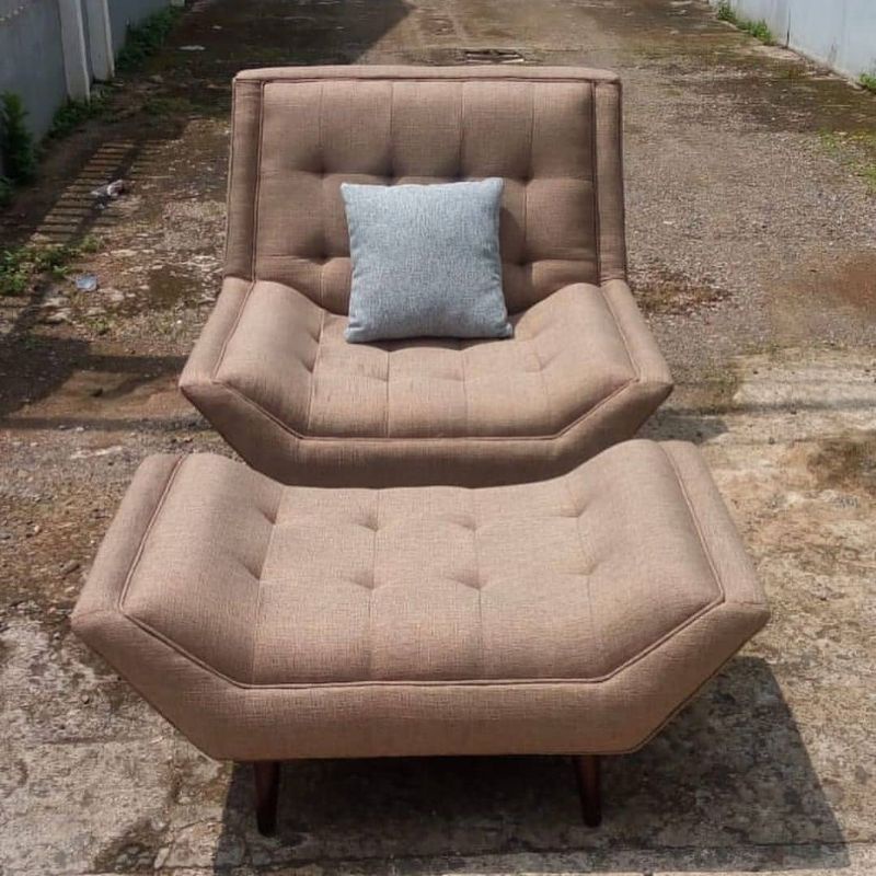 Kursi Malas Kayu Jati, Sofa Santai Model Terbaru, Desain Minimalis Modern