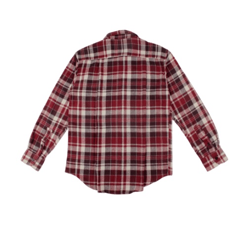 AFTERLIFE - Kemeja Flannel Crimson