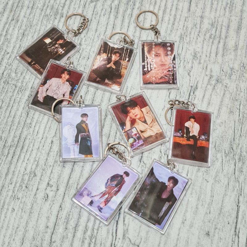 SUPER JUNIOR THE RENAISSANCE Acrylic Clear Keychain Gantungan Kunci Akrilik