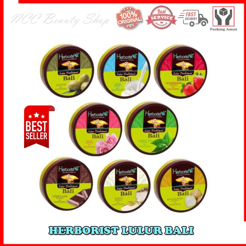 * NCC * Herborist Lulur Mandi Tradisional Bali Beauty By Nature dengan Whitening Menghaluskan Kulit