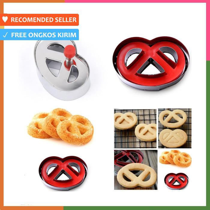 CETAKAN KUE KERING MONDE PRETZEL BUTTER COOKIES CLASSIC KLASIK COOKIES