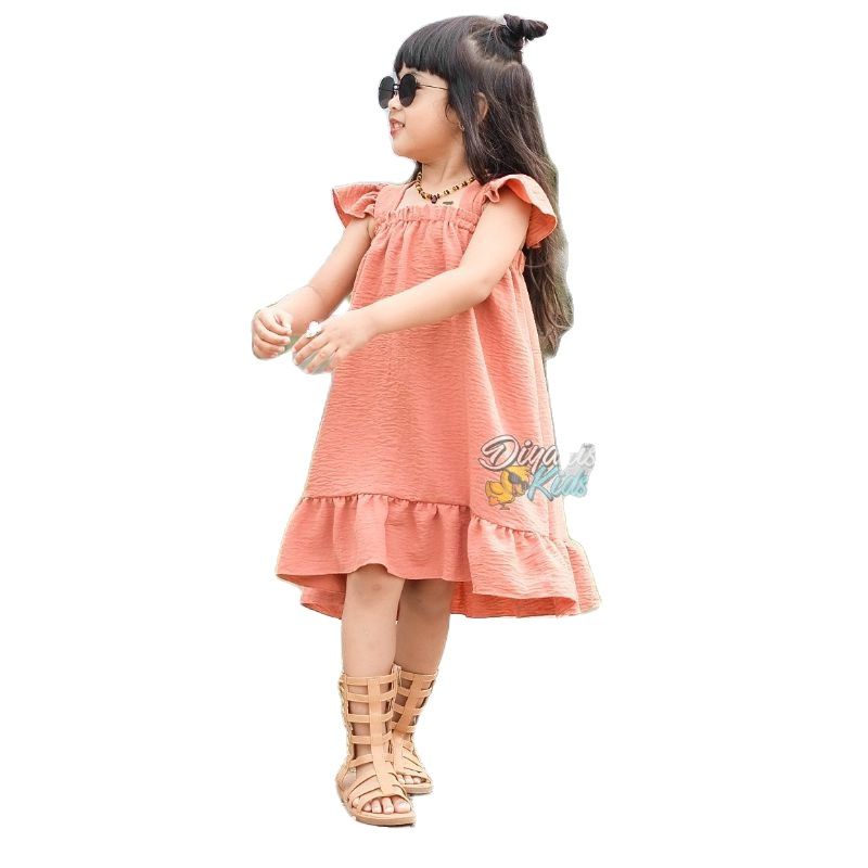 ZASKIYA - Dress Anak Perempuan SABELA / SABELA DRESS MODERN / Dress Anak Terusan SABELA