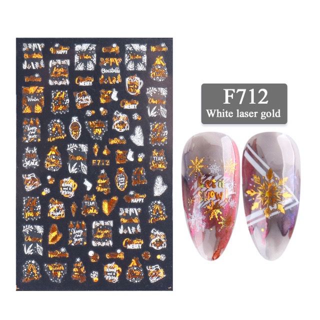 STICKER NAIL ART 3D - DESAIN DEKORASI STICKER KUKU