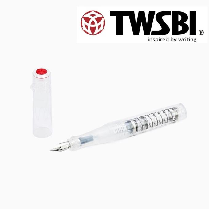 

TWSBI Go Fountain Pen - Clear, Extra Fine ---Terbaru---