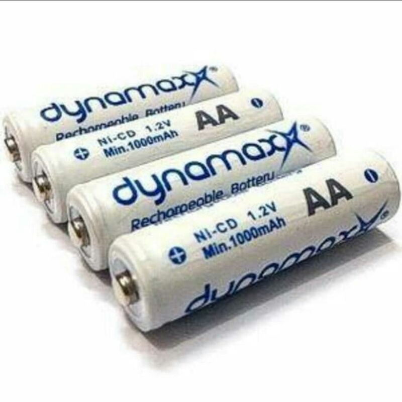 Baterai Cas Rechargeable Dynamax AA Indonesia|Shopee Indonesia