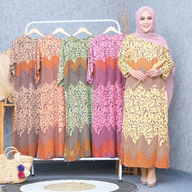 Daster Busui Batik Lengan Panjang | Shopee Indonesia