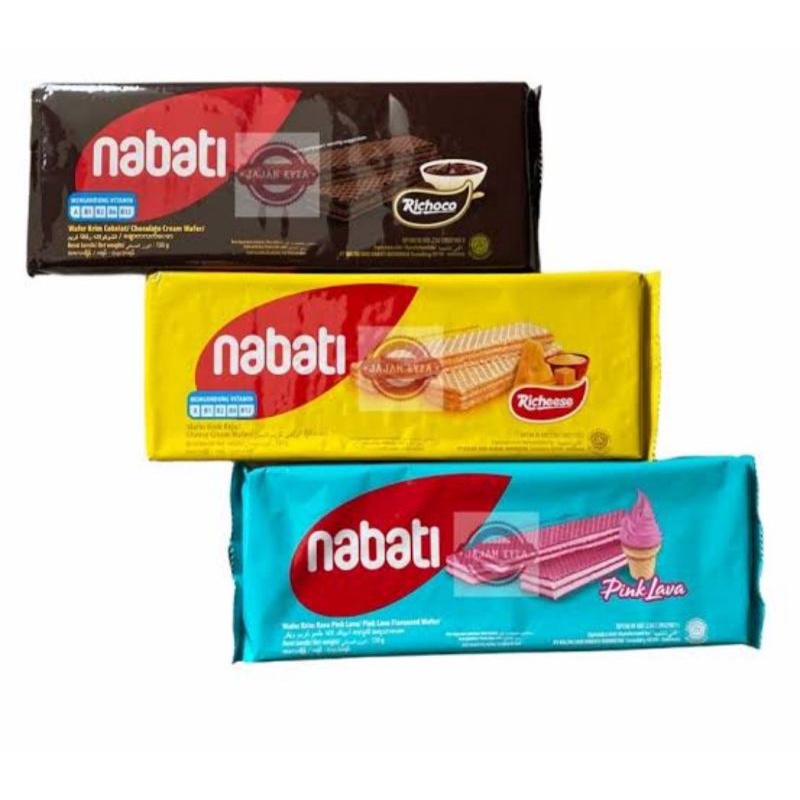 

Wafer Nabati, Coklat Keju Pink Lava