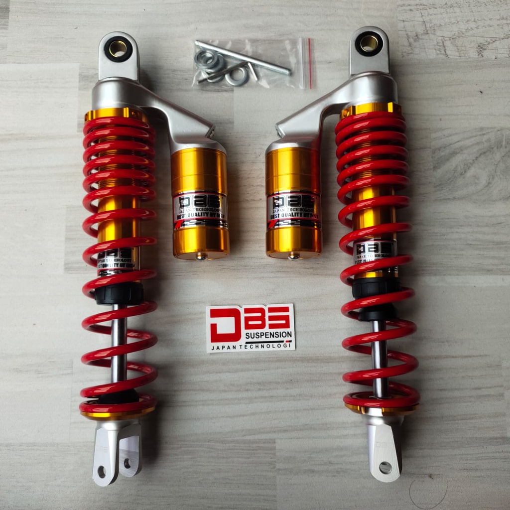 SHOCK TABUNG DBS 340 MM 350 MM N MAX PCX ADV 150 SILVER