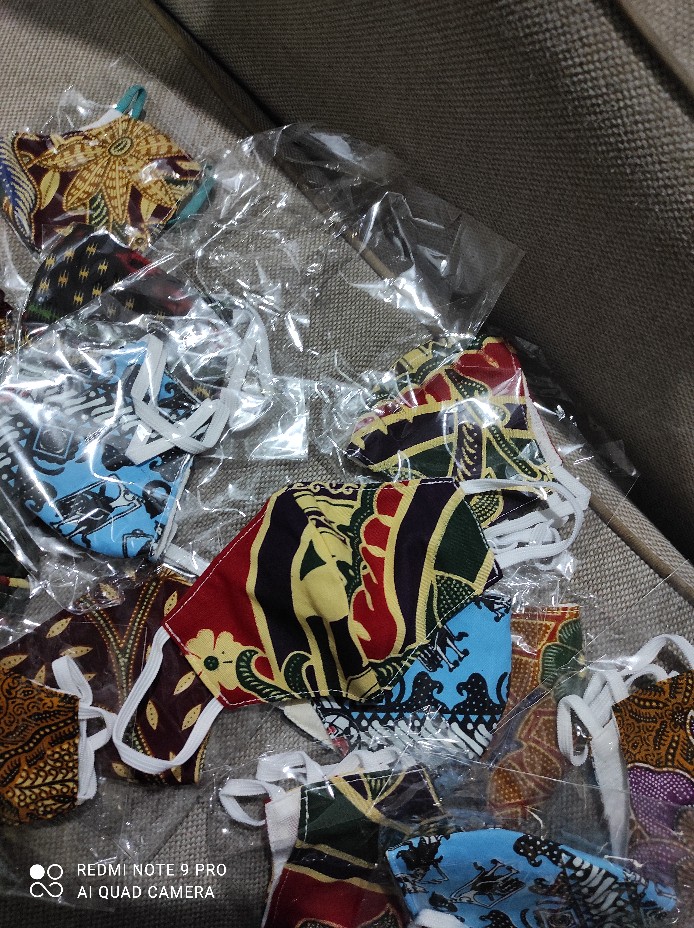 Masker Batik Anak 3 Ply Dan 2 Ply