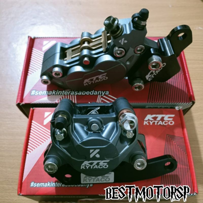 KALIPER NMAX KTC KYTACO 2019 DEPAN 4 PISTON BELAKANG 2 PISTON