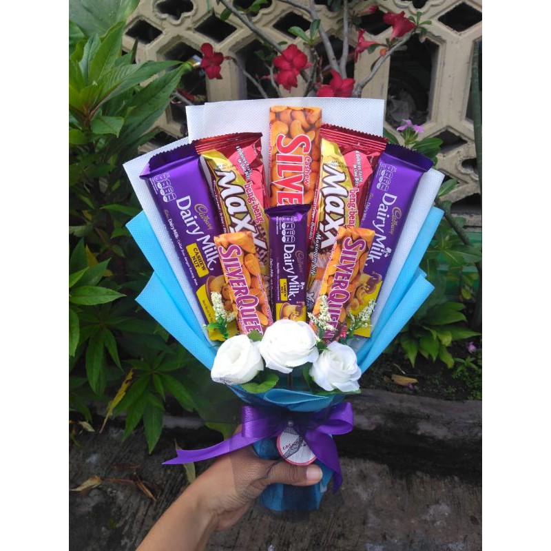 

Buket Coklat/ Buket Snack Silverqueen Dairy milk