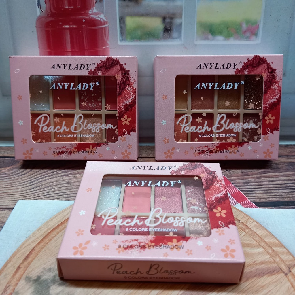 EYESHADOW 8 COLORS ANYLADY PEACH BLOSSOM