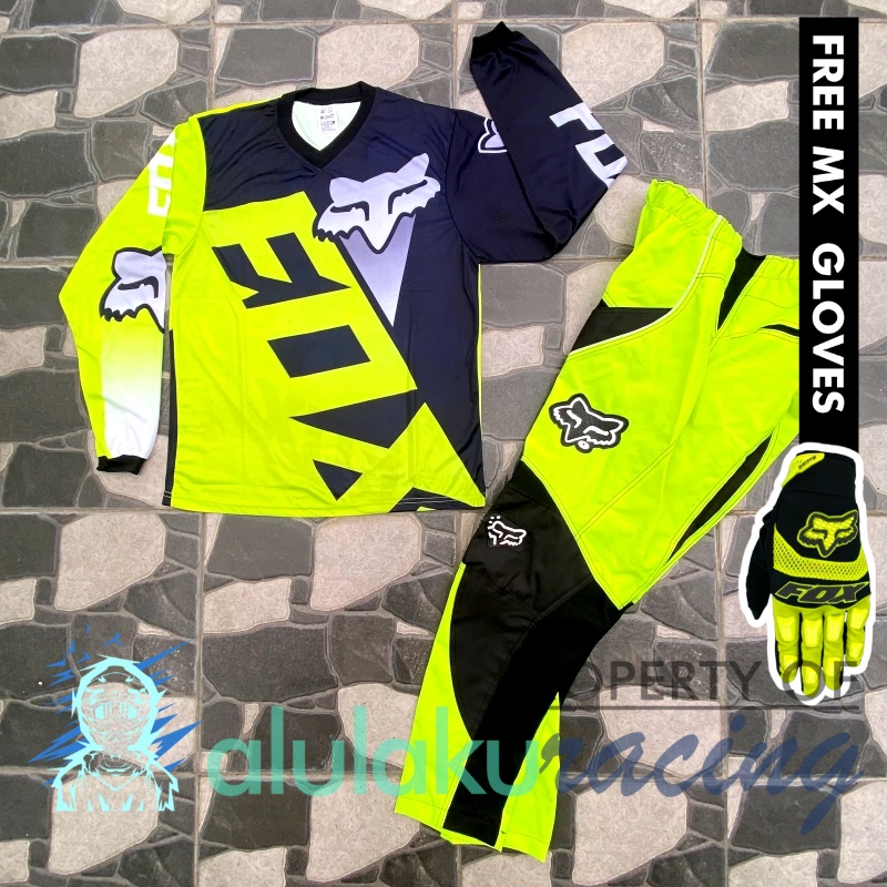 Jersey &amp; Celana MX Trail Motocross - Paket Bundling FOCT0404-F44