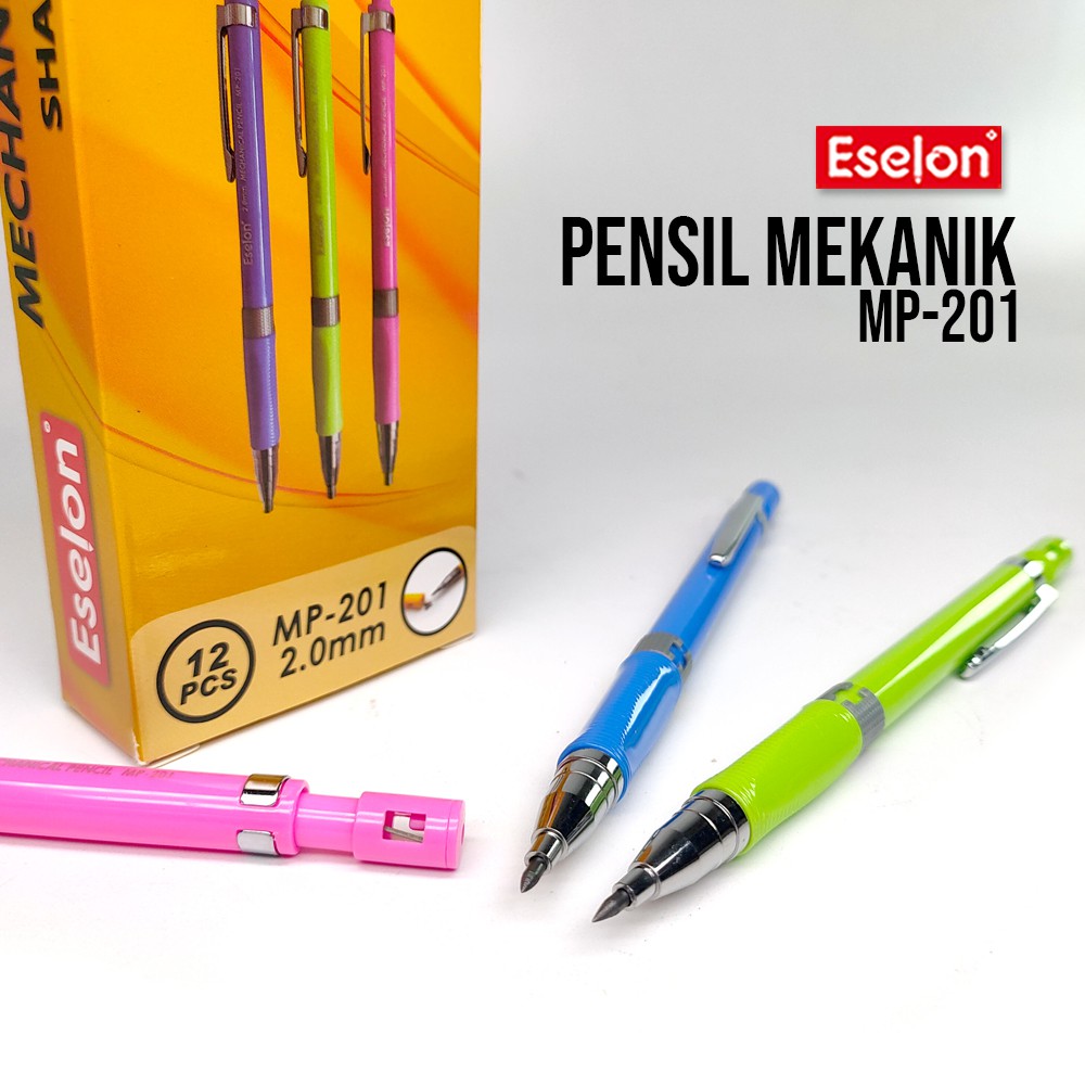 

1pc Pensil Mekanik Eselon 2.0mm MP-201 / Mechanical Pencil