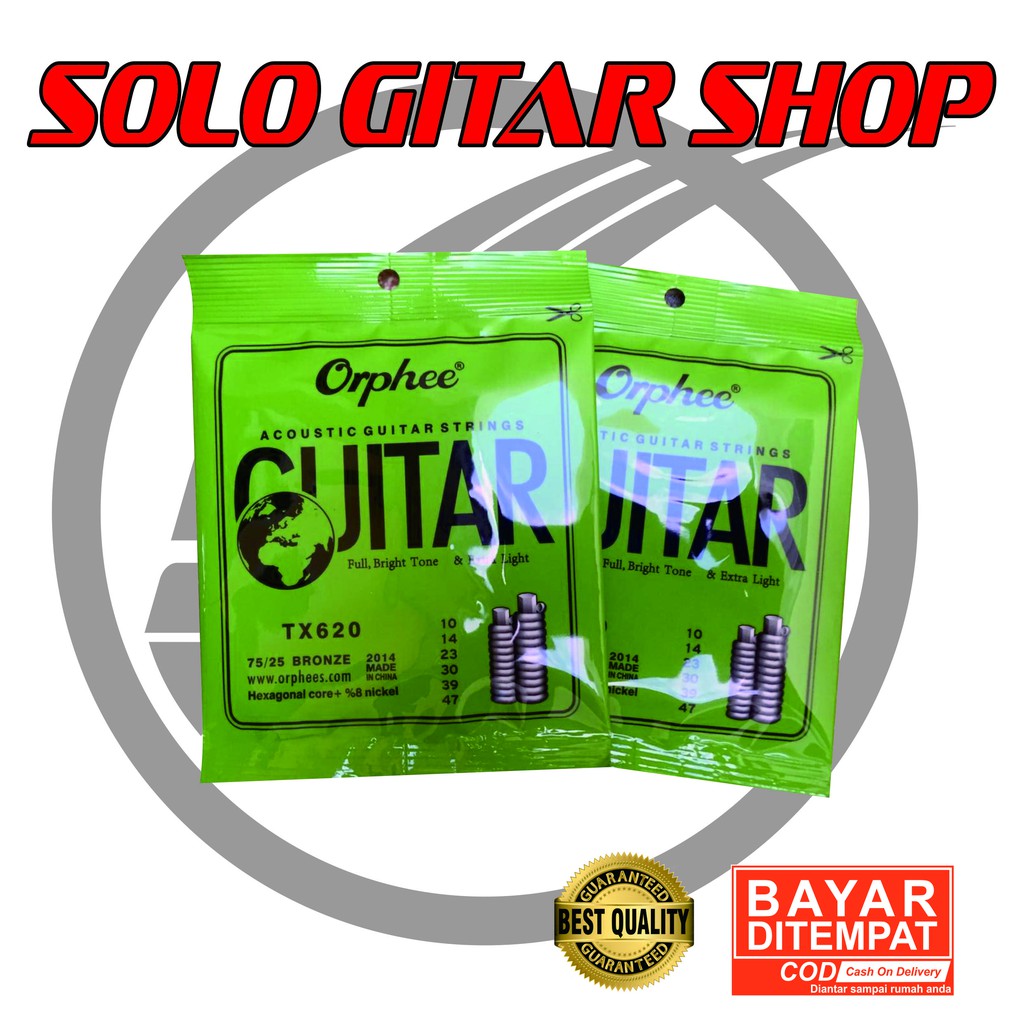 Senar Gitar Strings Orphee TX620