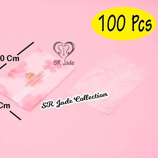 ☪ Cookies Bag 7 x 10 Cm Plastik Kue Cookies Nastar Tea Teh - Sakura 7x10 ➾