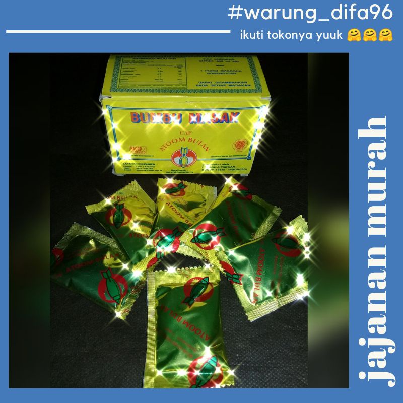 

BUMBU MASAK ATOM BULAN HARGA 1PCS