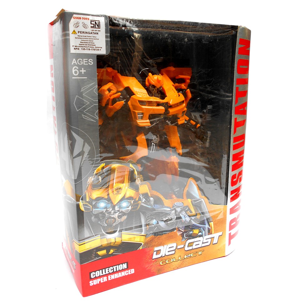 ROBOT... DIECAST TRANSFORMER BUMBLEBEE   MAINAN ANAK ROBOT BUMBLEBEE
