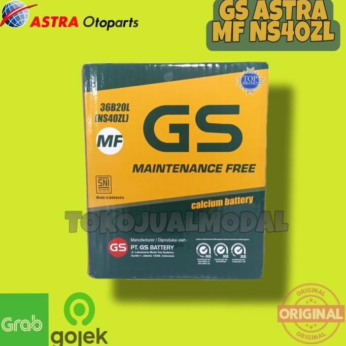 Aki Mobil Daihatsu Yrv Ns40Zl / 36B20L Gs Astra Aki Kering Ahyiseller