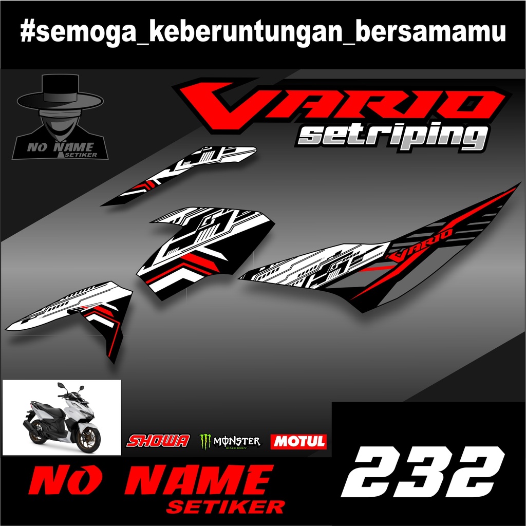 Striping vario 160 (232) 2022 terbaru stiker stiker setiker