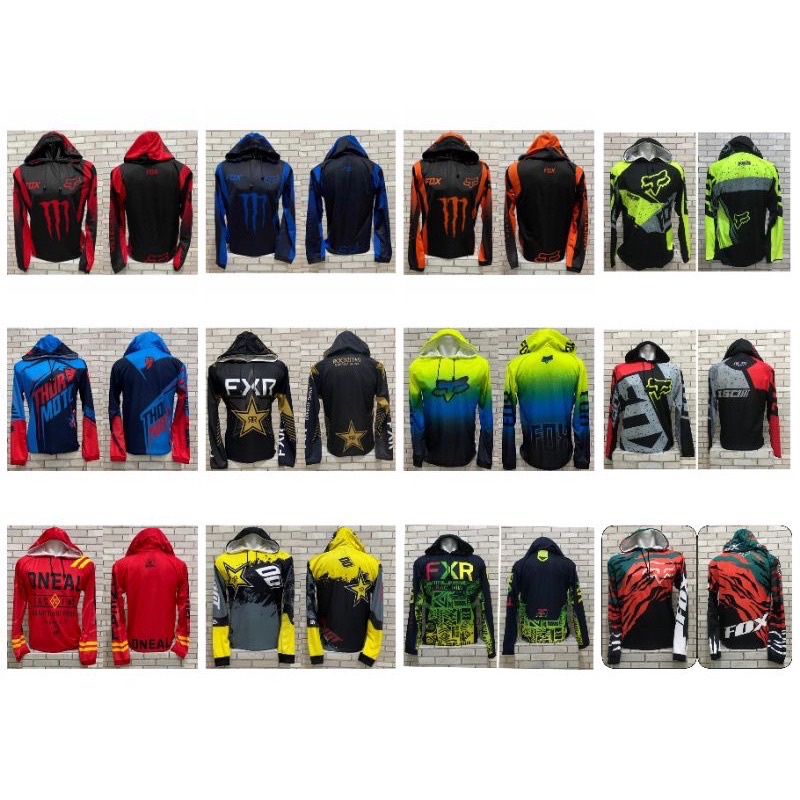 hoodie jersey motocross balap motor premium