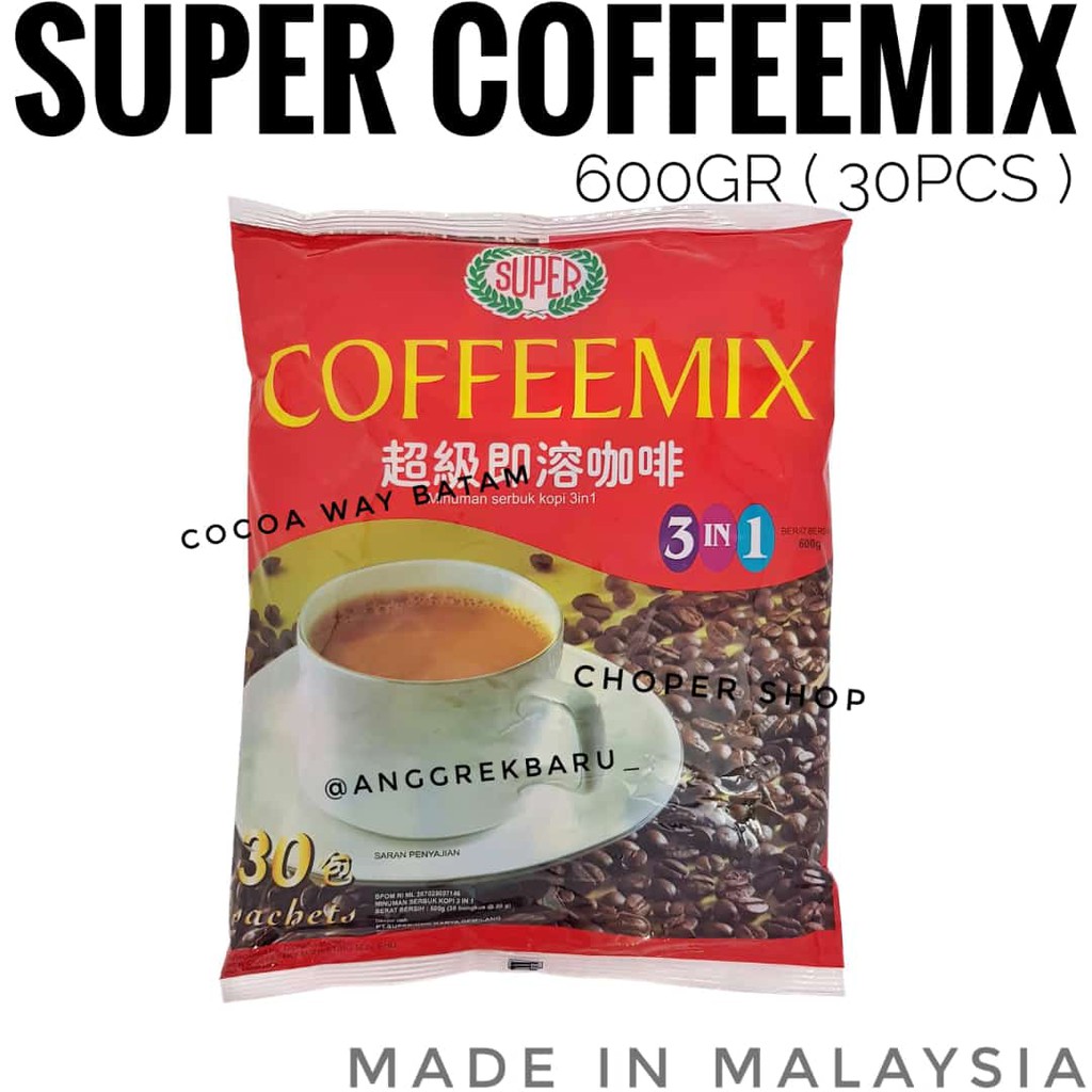 

Minuman Seduh Kopi Super Coffeemix 3in1