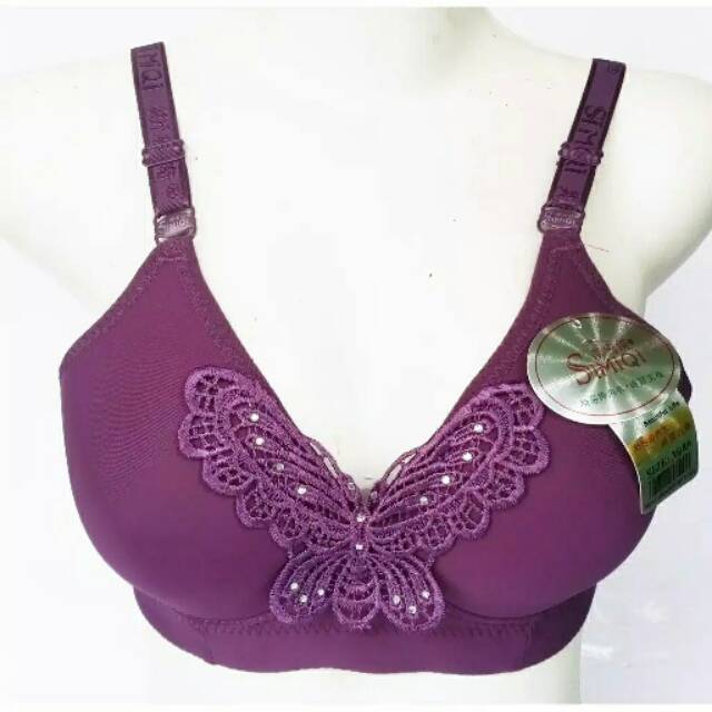 BRA SIMIQI MOTIF KUPU2/ BUSA/TANPA KAWAT