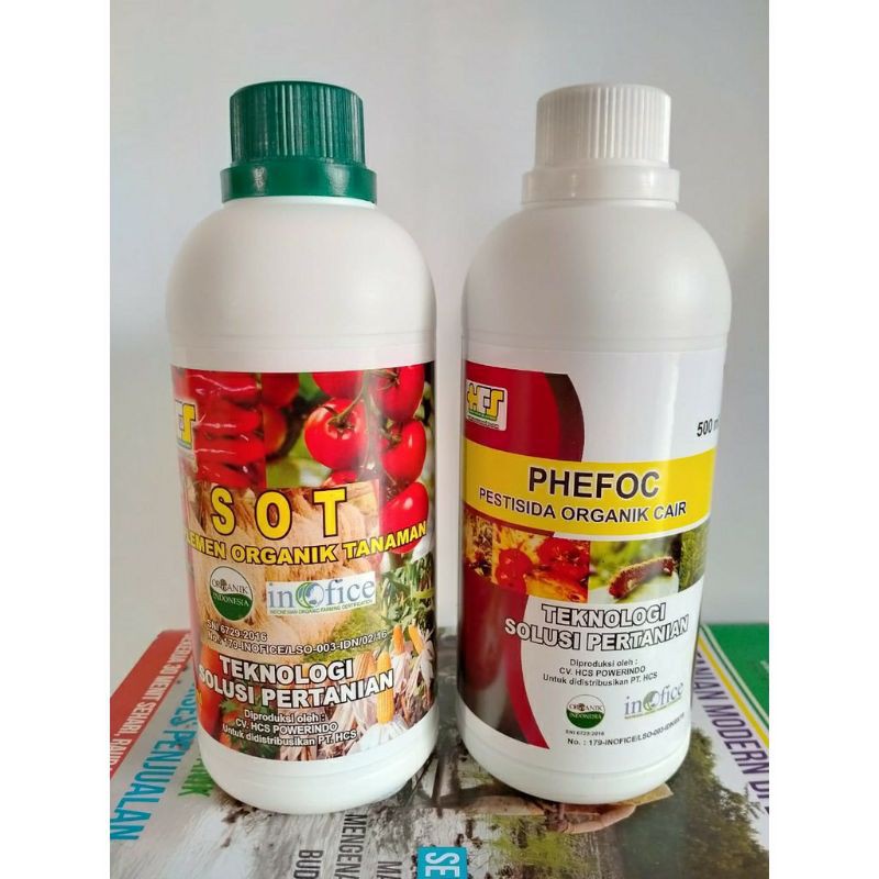 Pestisida Obat Tanaman Phefoc Hcs dan Sot Hcs Suplemen Tanaman Organik