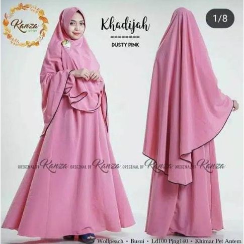 [KODE 9010] khodijah set (gamis+khimar) terlaris