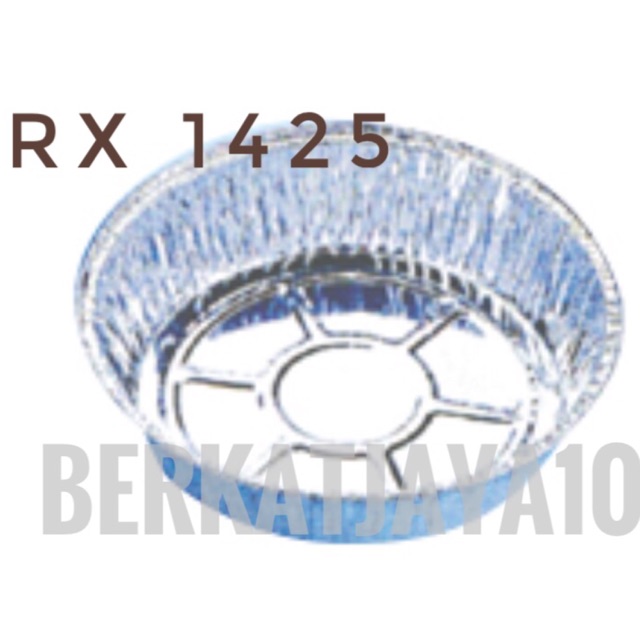 RX 1425 Aluminium Foil Tray Aluminium Round Plate Bowl