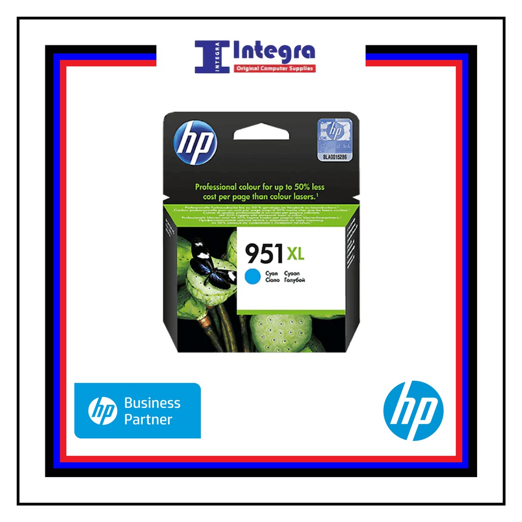 Tinta HP 951XL Cyan Original Cartridge - CN046AA