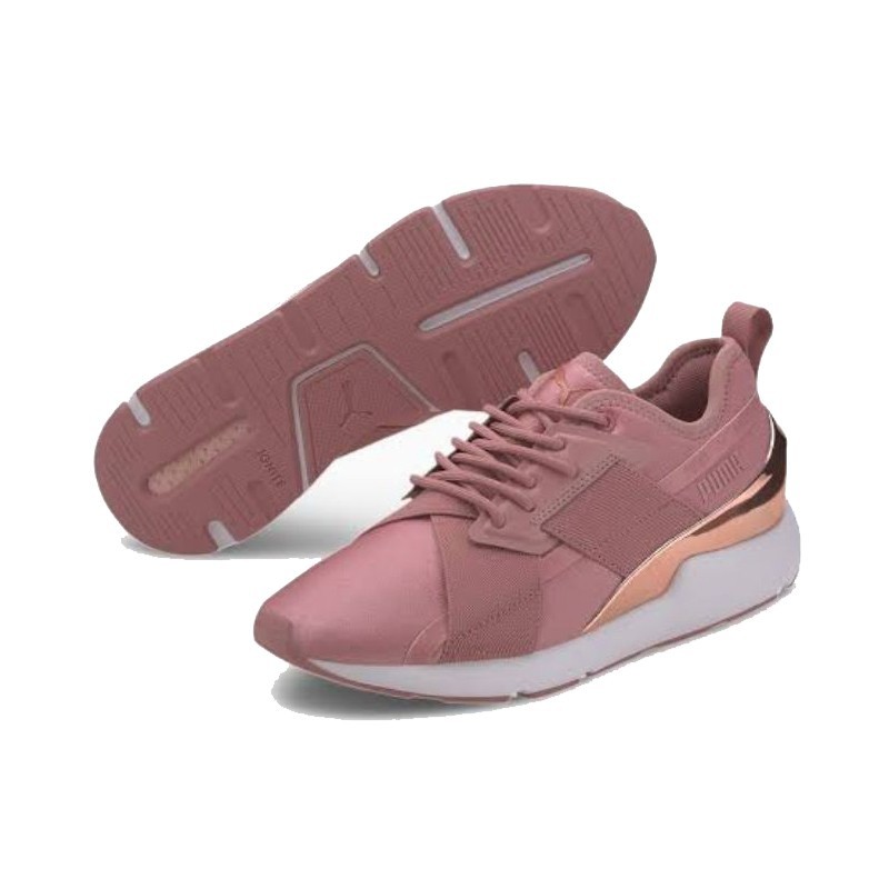 37083808 PUMA - Muse X-2 Metallic Wn s Foxglove-Rose Gol