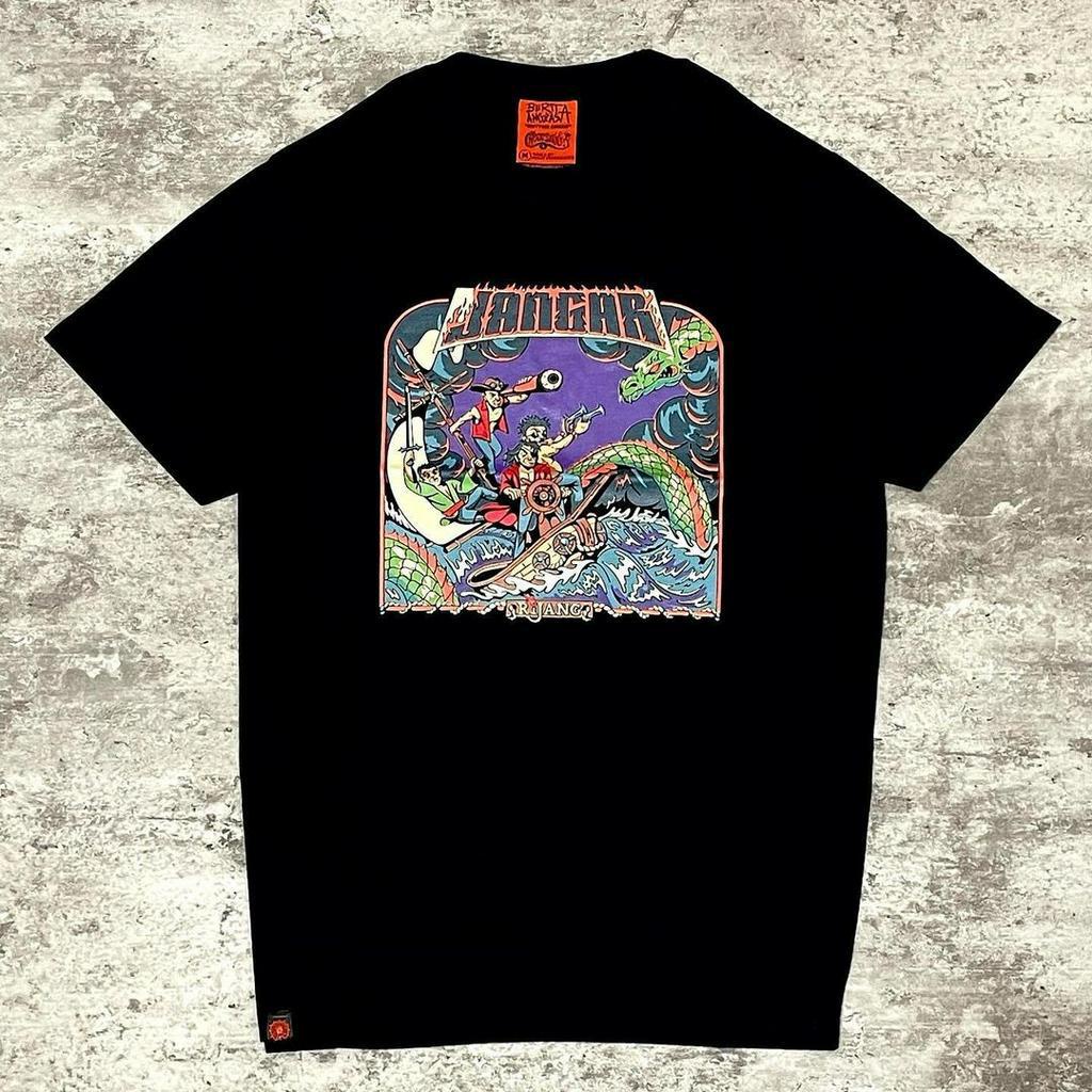 kaos jangar rijang bajak laut / kaos band jangar / kaos distro lokal pria wanita terlaris