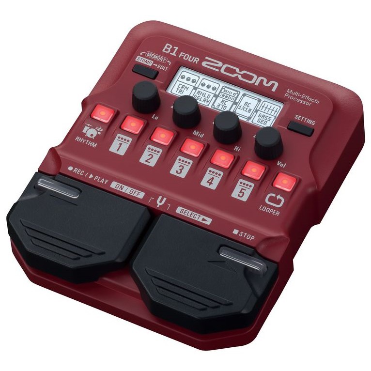 Multi-Efek Bass Zoom B1 Four