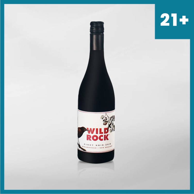 Wild Rock Marlborough Pinot Noir 750 Ml ( Original &amp; Resmi By Vinyard )