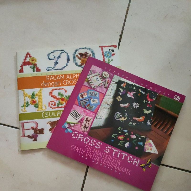 JUAL BUKU SULAM KRISTIK SULAM CROSS STITCH