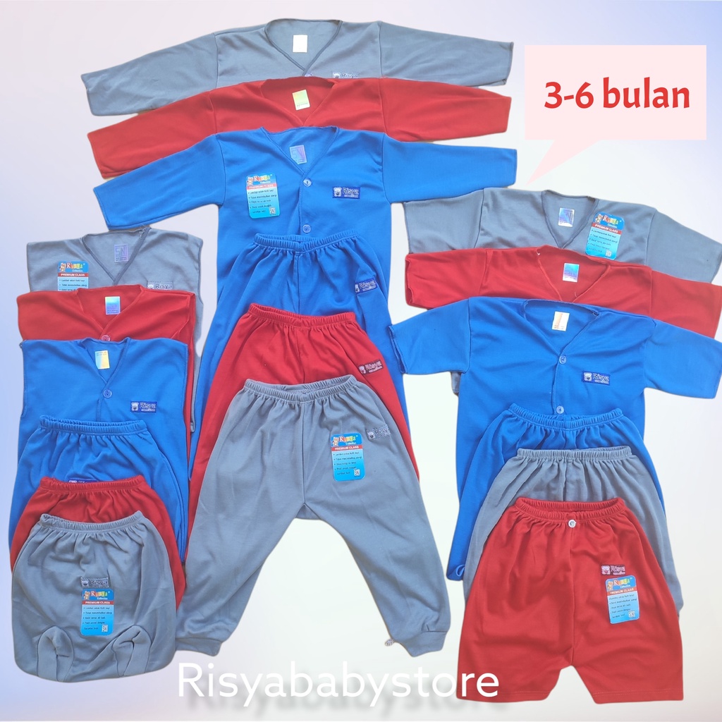 Paket baju bayi 3-6 bulan murah / Pakaian bayi cowok SNI